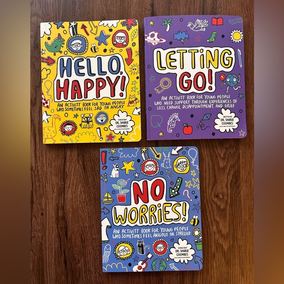 Usborne Kids Mental Health Activity Books (Set of 3) EUC - Picture 1 of 5